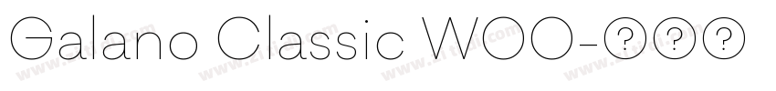 Galano Classic W00字体转换